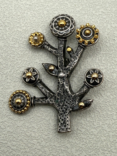 Michal golan tree brooch - michal,
