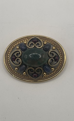 Michal golan signed gold tone - signed,